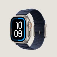 Часы Apple Watch Hermès Ultra 2 GPS + Cellular 49mm Titanium Case with Bleu Nuit En Mer - оригинал