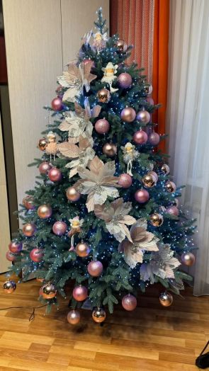 Ель Новогодняя Франция голубая литая