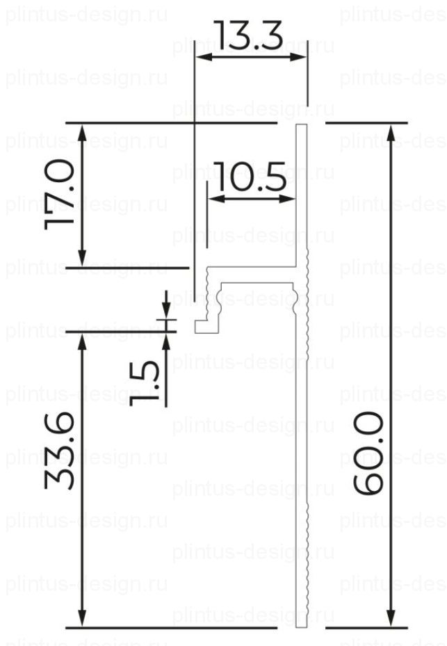 Ликорн С-08.2.3 теневой профиль чёрный
