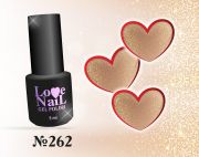 262 LoVe Nail гель лак класса премиум 5 мл.