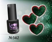 342 LoVe Nail гель лак класса премиум Diamond gloss 5 мл.