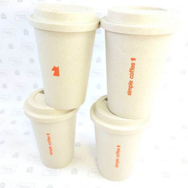 Эко стаканы с логотипом simple coffee