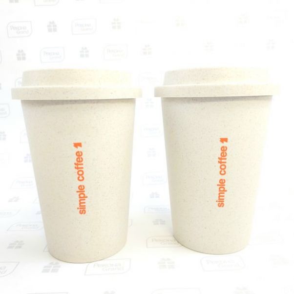 Эко стаканы с логотипом simple coffee