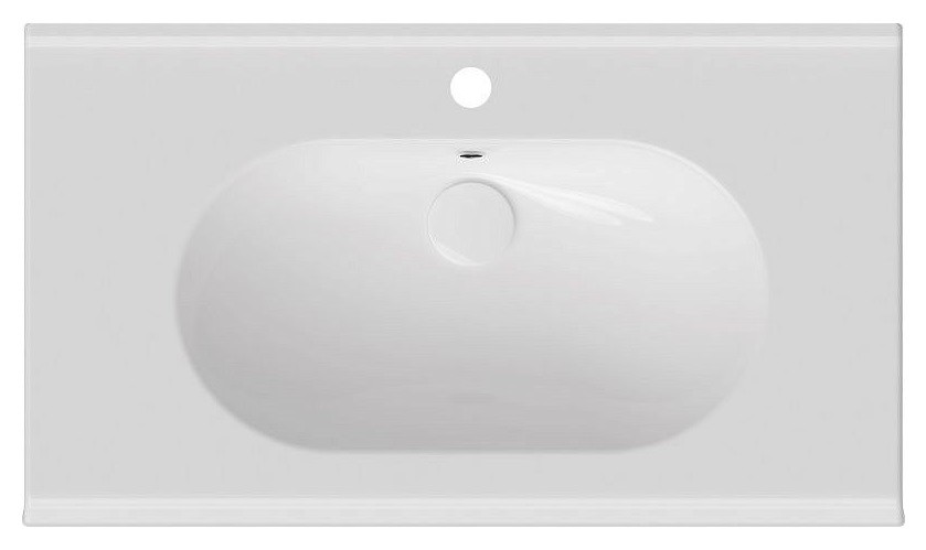 Изображение Накладная раковина Isvea Sentimenti с 1 отверстием для смесителя 82х465х17