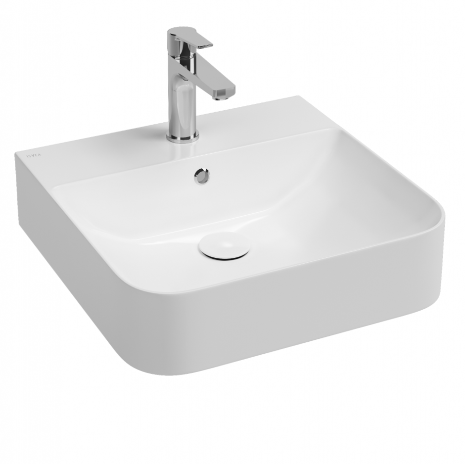 Изображение Накладная раковина Isvea Sott'Aqua 51 см 10SQ51051SV