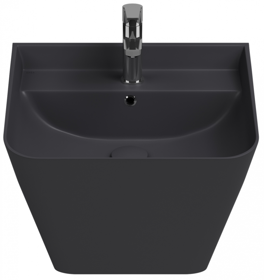 Изображение Подвесная раковина Isvea Sott'Aqua с 1 отверстием для смесителя 50х42х515 10SQ37002SV