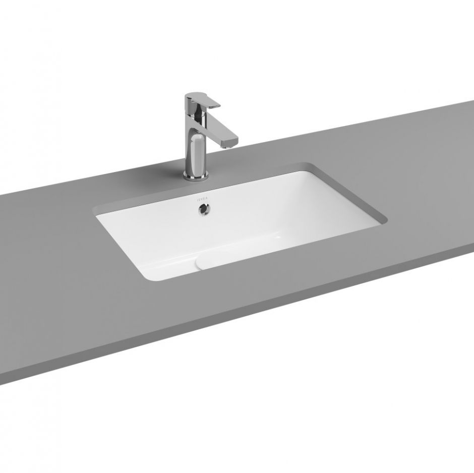 Изображение Встраиваемая раковина Isvea Soluzione 562х382х20 без отверстий под смеситель 10SZ77056SV