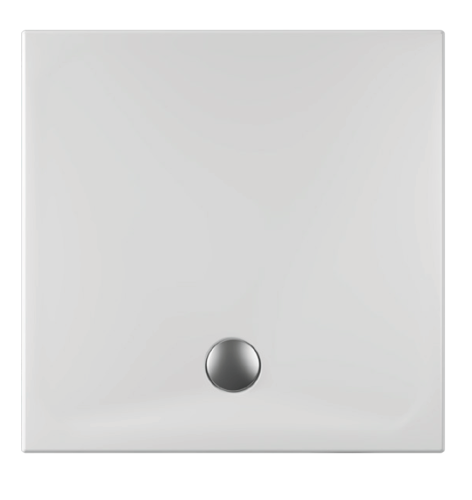 Изображение Квадратный душевой поддон Isvea Flat 90х90 цвет серый камень 10DT9704A-42