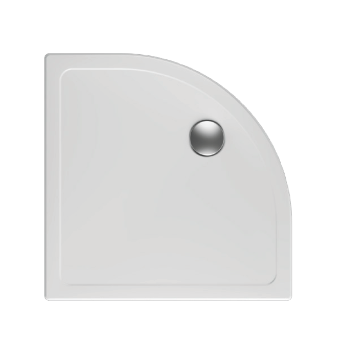 Изображение Угловой душевой поддон Isvea Flat 80х80 10DT97494-43