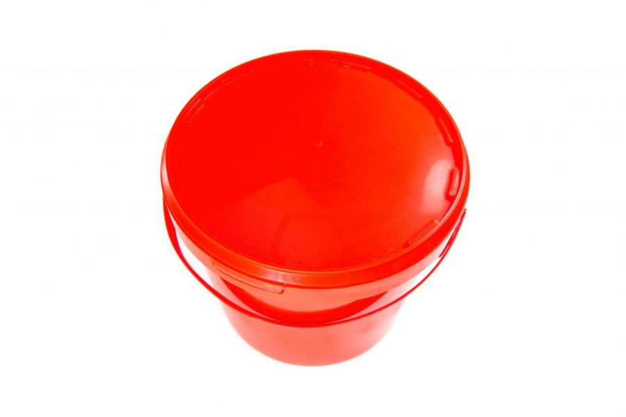 Контейнер д/орган. отх. organic box класс В (красный) объем 10л( круглый ) 235мм