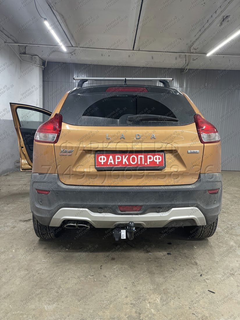 Фаркоп на Х РЕЙ (Lada X-Ray) 2016-, Lada X-Ray Cross 2018-. Тип шара: A. Нагрузки: 1200/75 кг (без электрики в комплекте)