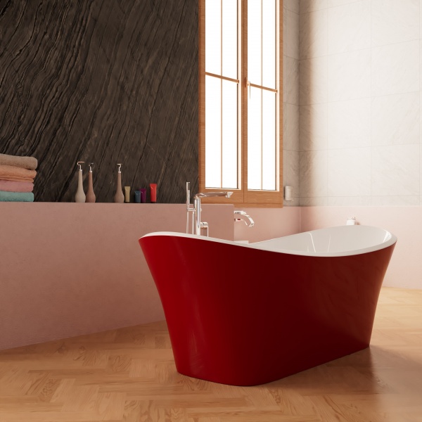 Изображение Красная ванна Frank F6104