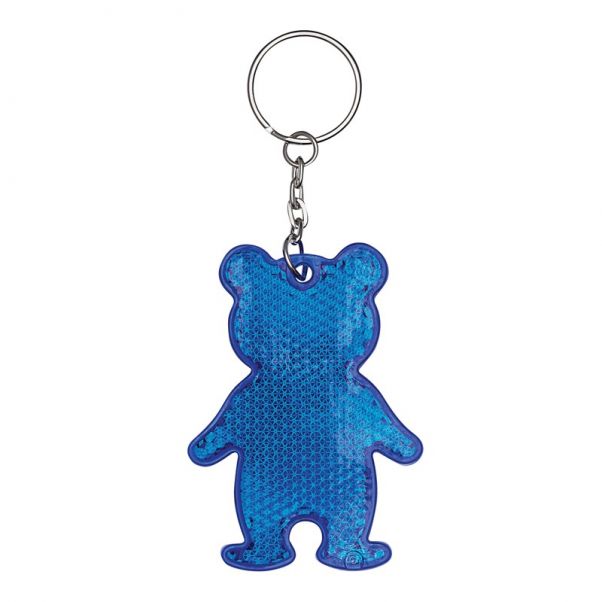 Брелок светоотражатель Teddy синий
