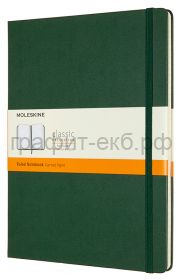 Книжка зап.Moleskine XLarge Classik линейка зеленая QP090K15