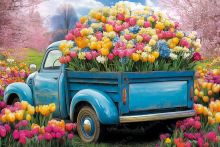 Фон стена "Flowers №32"