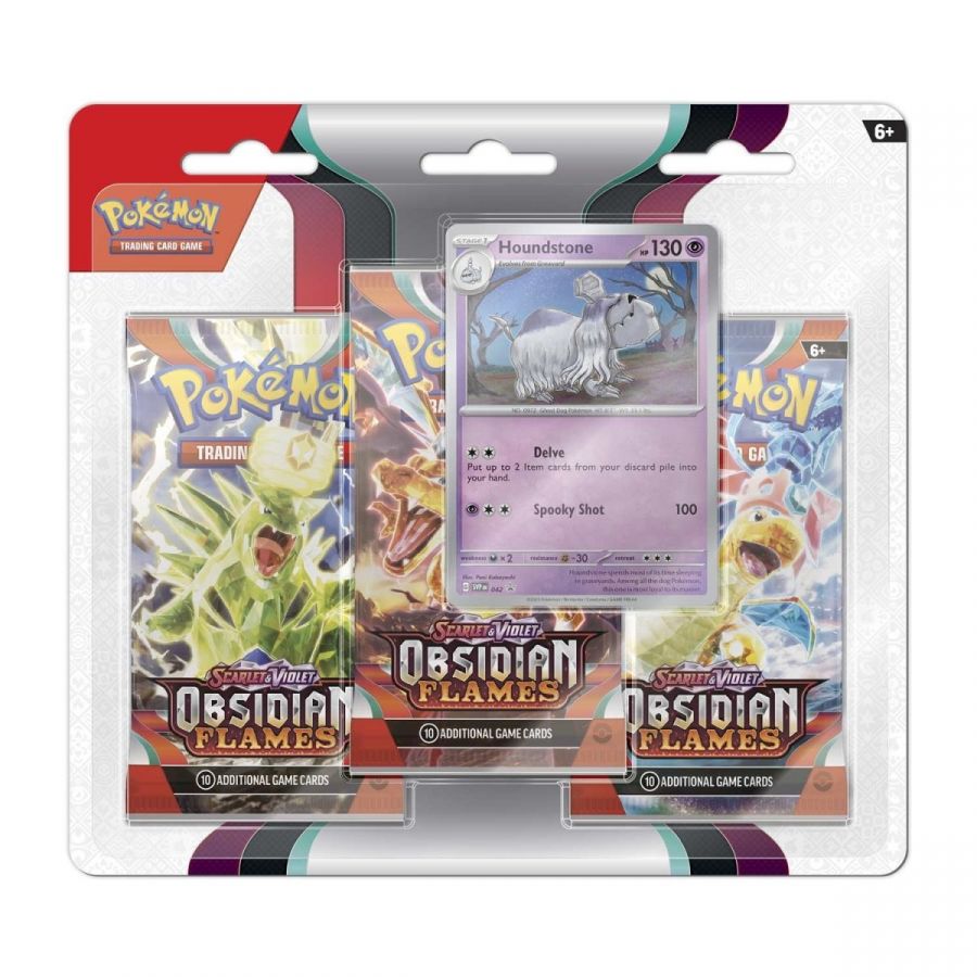 TCG Pokemon. Scarlet & Violet - Obsidian Flames 3 Booster Packs [ENG]