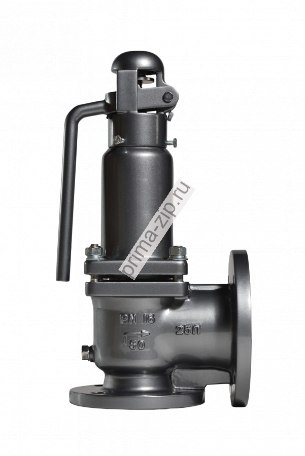 17с28нж Клапан предохранительный стальной фланцевый пружинный с ручным подрывом