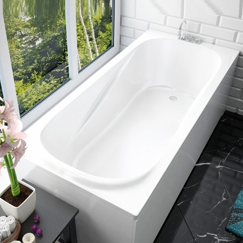 Изображение Прямоугольная ванна из литьевого мрамора Эстет Альфа 170x75 см ФР-00001751