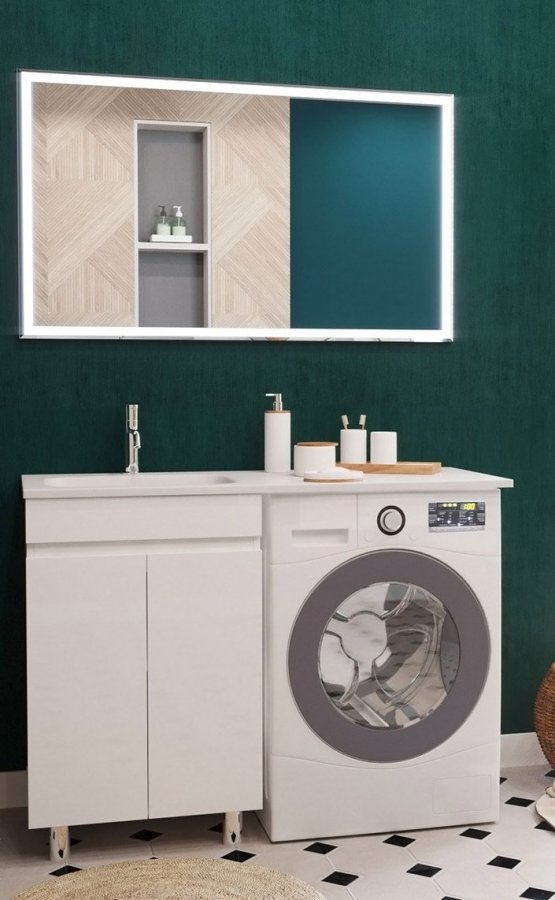 Напольная тумба с раковиной Эстет Barcelona Luxe 120 ФР-00007065 ФОТО