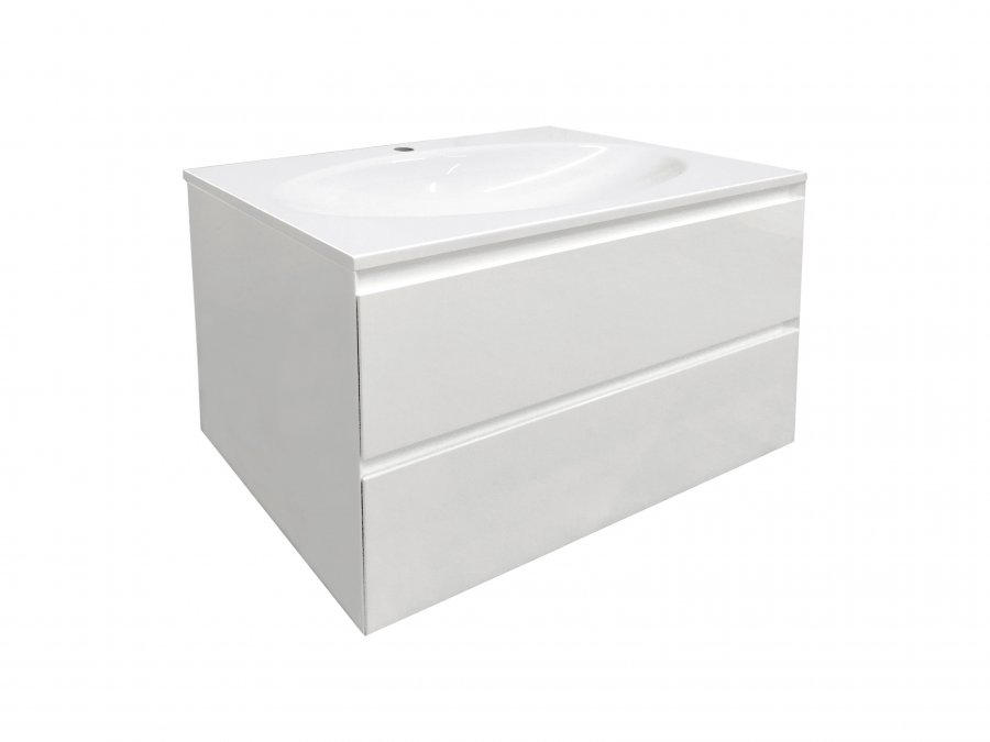 Подвесная тумба с раковиной Эстет Malta Luxe 80 ФР-00007058 ФОТО