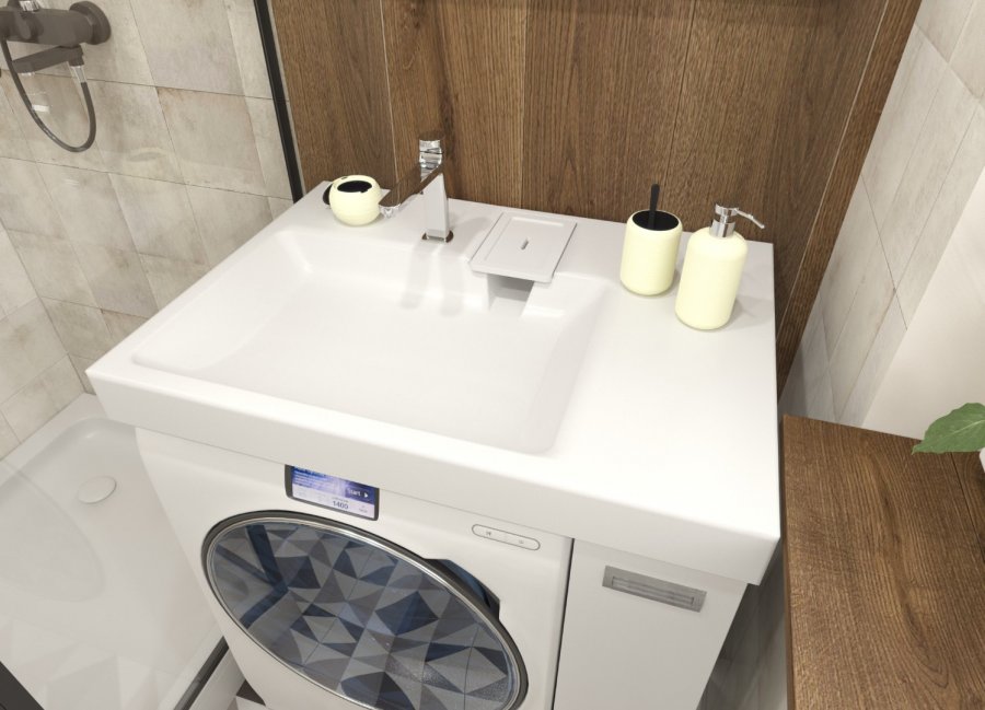 Напольная тумба с раковиной Эстет Riga Luxe 80 ФР-00009660 ФОТО