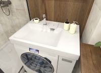 Напольная тумба с раковиной Эстет Riga Luxe 80 ФР-00009660 схема 5