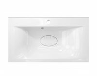 Раковина из литьевого мрамора Эстет Bali 80 ФР-00001400 схема 1