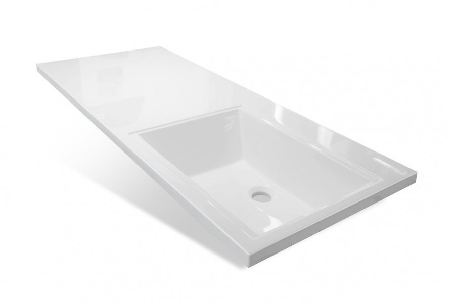 Раковина из литьевого мрамора Эстет Dallas 115 ФР-00001936 ФОТО