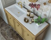 Раковина-столешница из литьевого мрамора Эстет Rava 70 ФР-00001322 схема 2