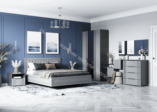 Шкаф 3-ств. с зеркалом "Вита"