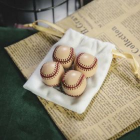 LEATHER BALL Set Набор кожаных мячиков (3 обычных + 1 магнитный) by TCC