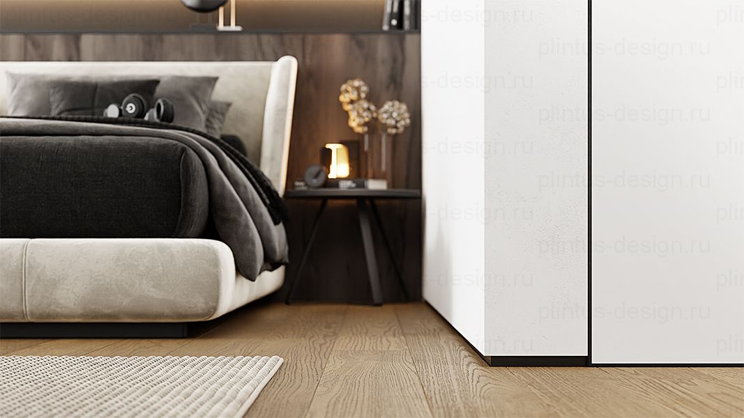 Теневой плинтус Фесо 15/20 мм Чёрный