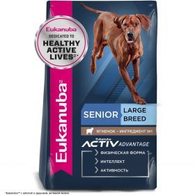 Eukanuba Senior All Breed 7+ для пожилых собак всех пород старше 7 лет ягненок с рисом