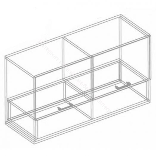 Шкаф настенный "Сандра" 1000 Белый лофт