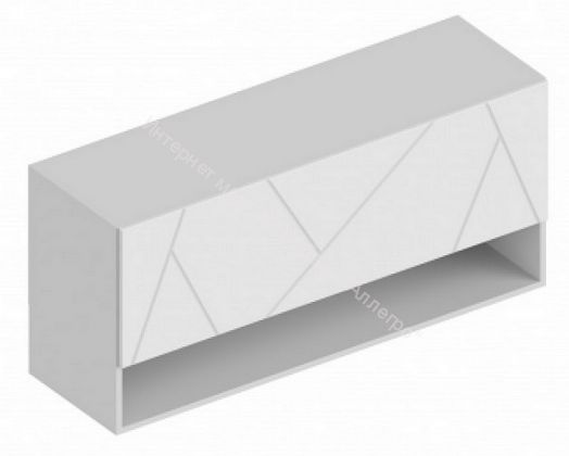 Шкаф настенный "Сандра" 1200 Белый лофт