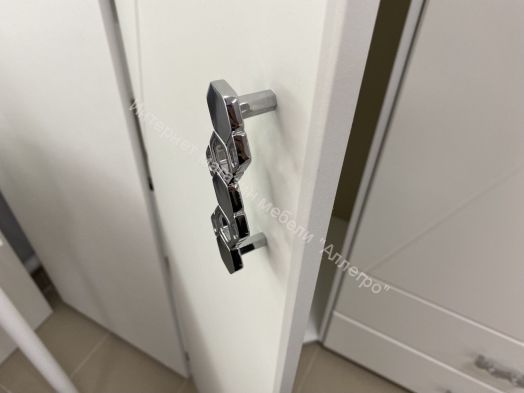 Пенал 1-ств с полками "Сандра" Белый лофт