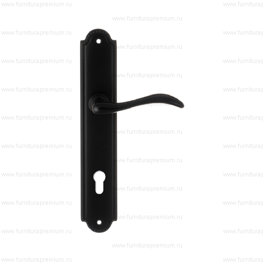 Черная ручка на планке Extreza Agata 310 CYL PL03 Black