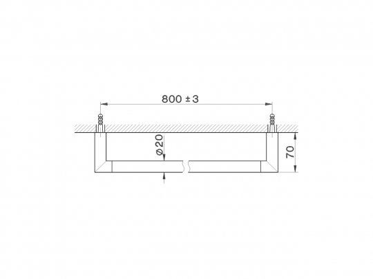 Держатель для полотенец Cisal Accessori Bagno SY090100 схема 8