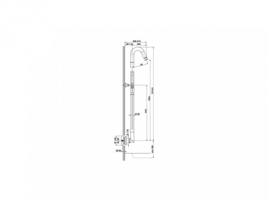 Душевая система Cisal Step ST005050 ФОТО