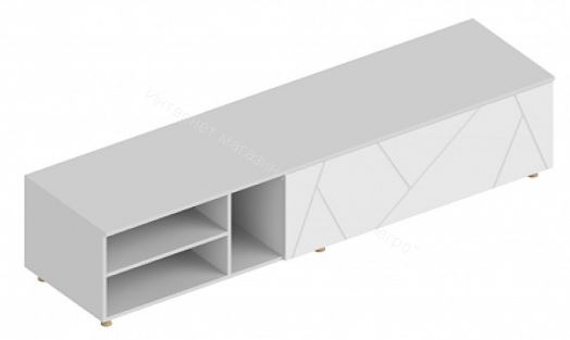 Тумба под ТВ 2000 "Сандра" Белый лофт