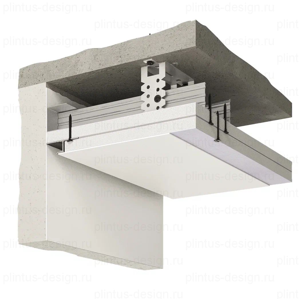 Decaro D002 универсальный теневой профиль Под покраску