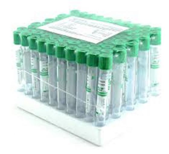 Пробирка вакуумная с литий гепарином, 4 мл, 13х75 мм, для исследования плазмы, Impovacuter