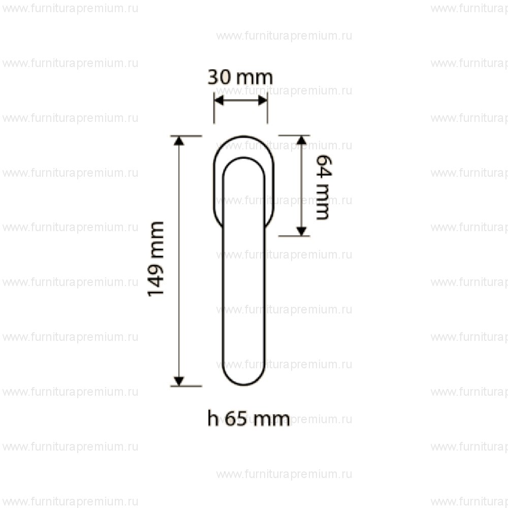 Оконная ручка Linea Cali Brixia Zincral 479 DK