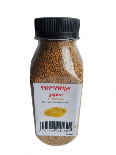 Горчица зерно, баночка (высший сорт)