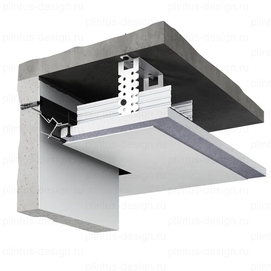 Decaro D005A потолочный профиль Чёрный