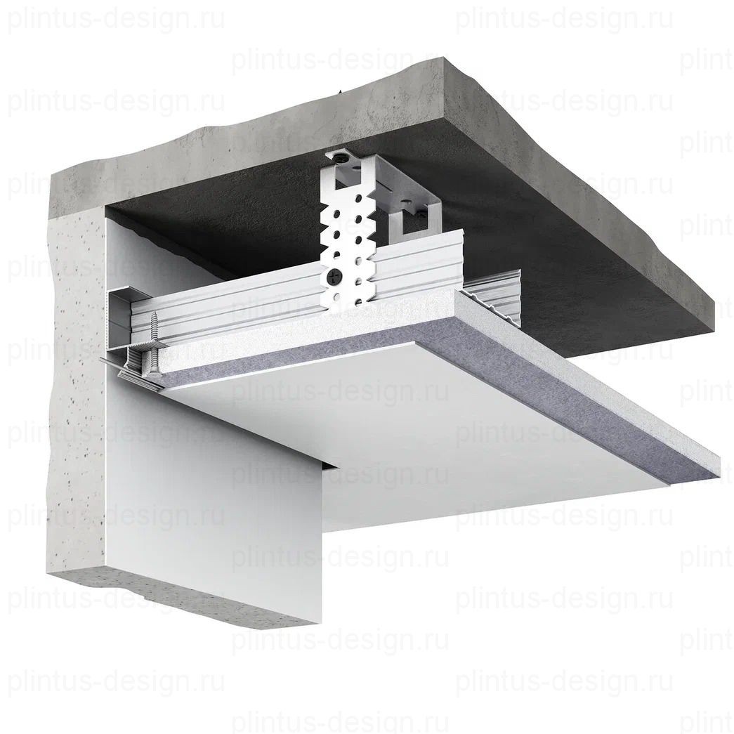 Decaro D005.2 потолочный профиль Чёрный