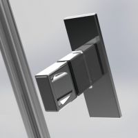 Утолщенное душевое ограждение Radaway Nes 8 KDD II распашное 90х90 см схема 5