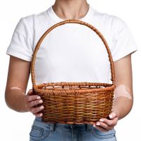 Корзина плетеная, 26?21?10/31 см, лоза, кукуруза