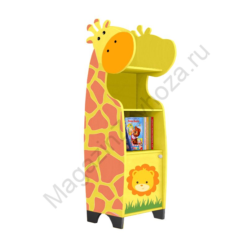 СТЕЛЛАЖНАЯ НАКЛОННАЯ СИСТЕМА ХРАНЕНИЯ 25/5 С ДЕКОРАЦИЕЙ ЖЁЛТАЯ